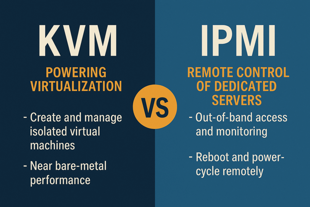 KVM vs IPMI Explained
