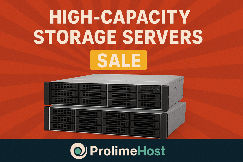 High Capacity Storage Servers