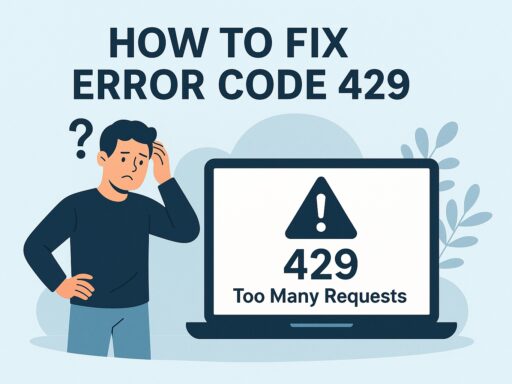 How To Fix Error Code 429